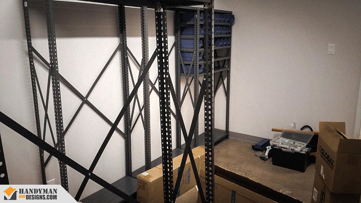 Medical furniture assembly storage shelves progress