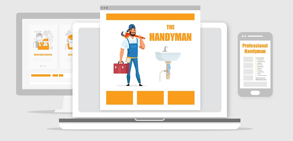 Handyman Business Website Graphic